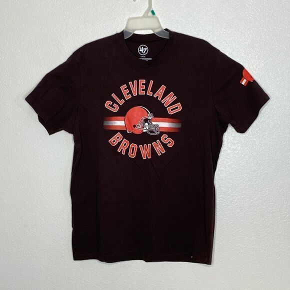 47 Men’s Cleveland Browns T Shirt Size L - Picture 1 of 3